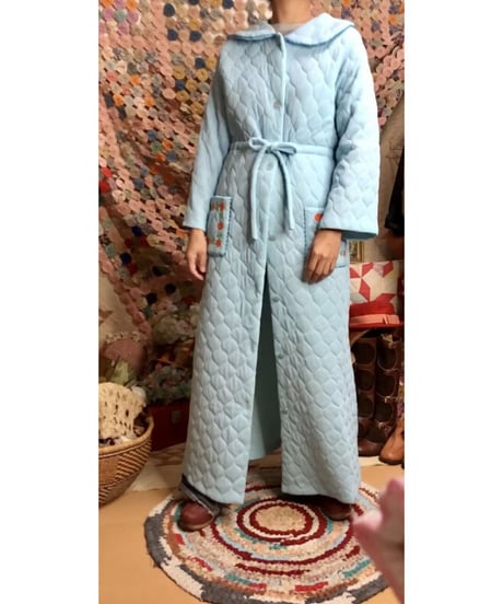 60s quilting robe（NOS）