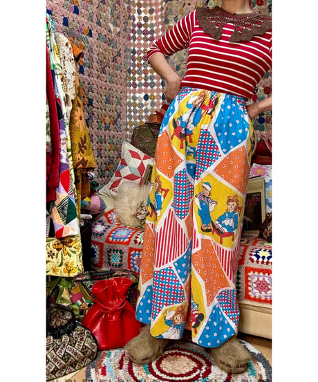 Raggedy Ann & Andy wide leg pants（B）