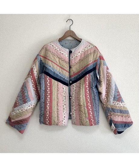 vintage patchwork quilt jacket