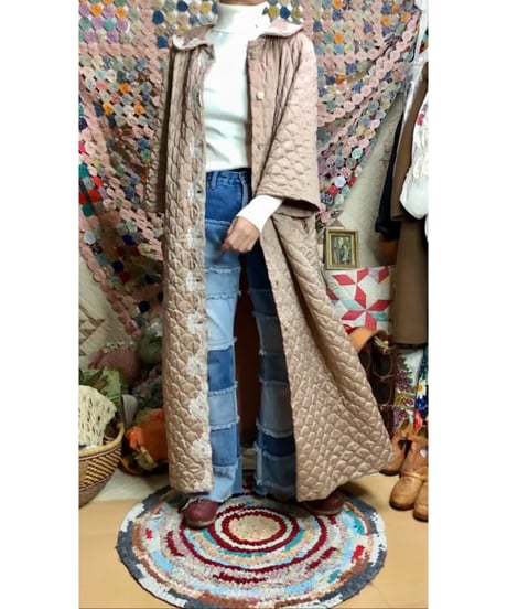 60s quilting robe