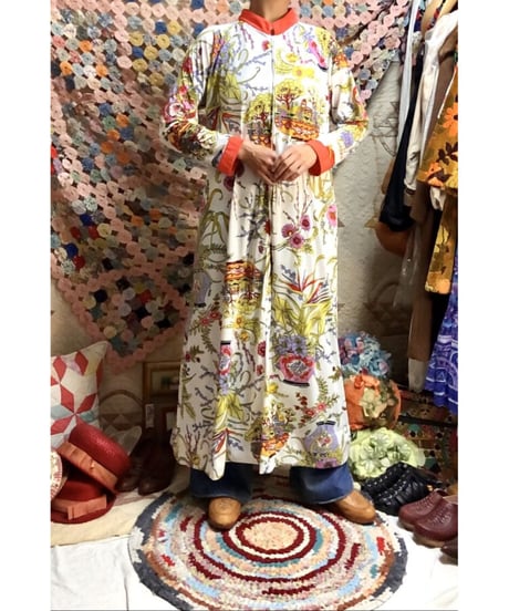 60's flower dress