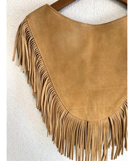 leather fringe collar