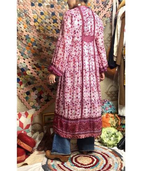 vintage indian cotton dress ②