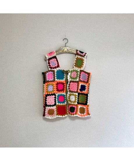 granny square vest
