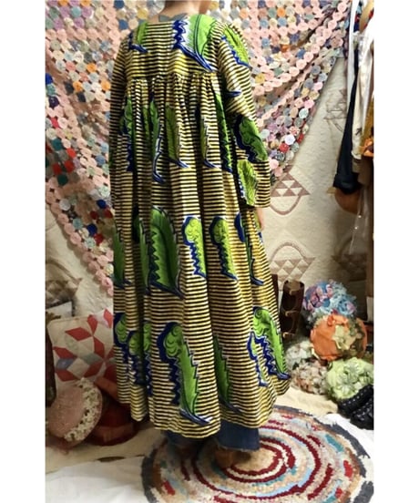 bell sleeve batik dress
