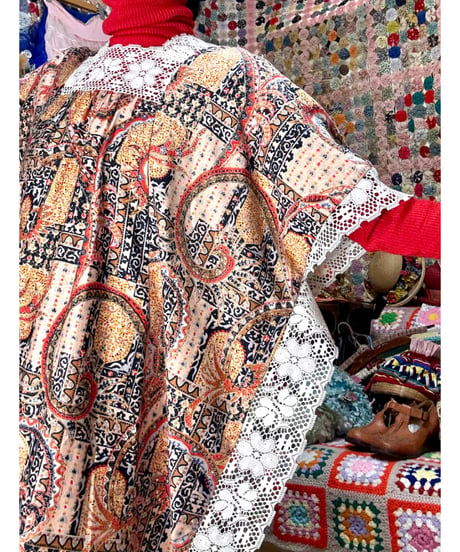 paisley maxi dress