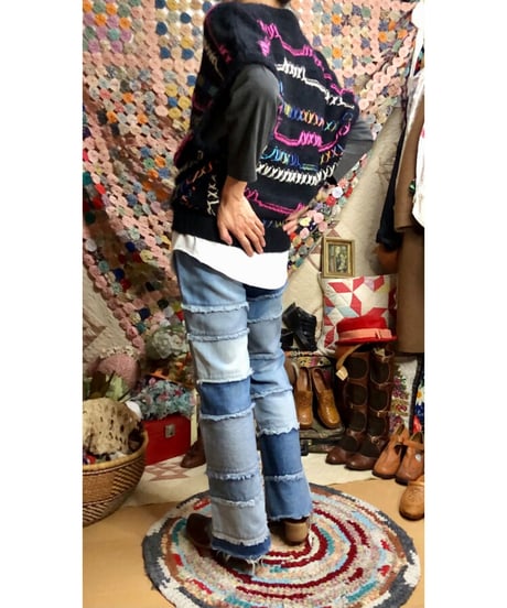 round knit vest