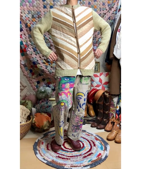 patchwork cardigan