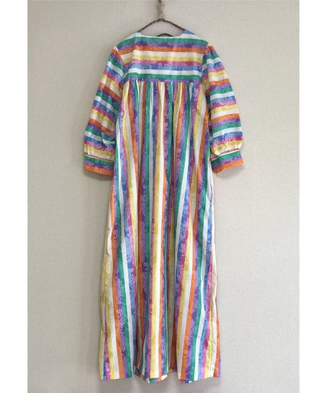 rainbow stripe dress