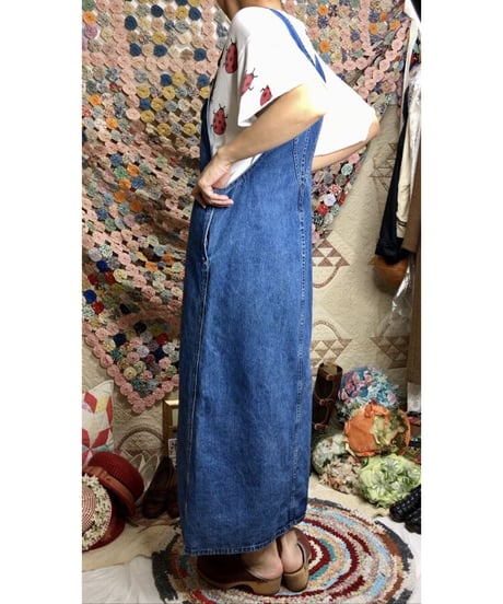 denim salopette