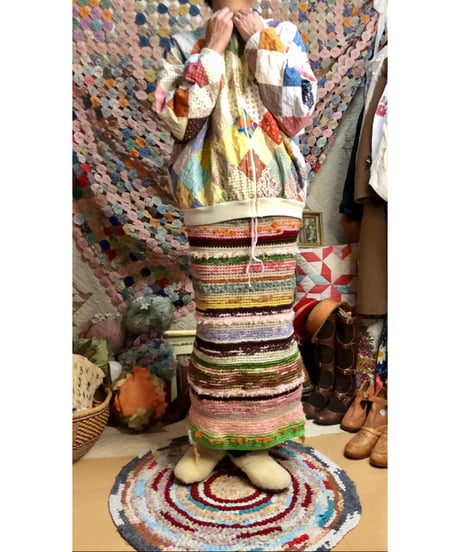 70-80s patchwork jacket