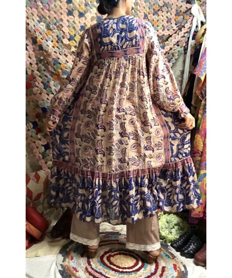 vintage indian cotton dress ③