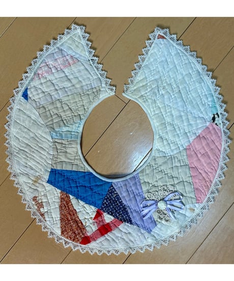 vintage patchwork quilt collar