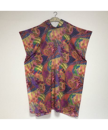 60's Joseph magnin psychedelic one-piece