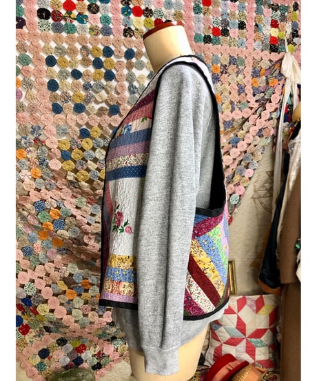 patchwork vest