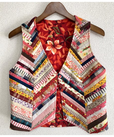 patchwork vest