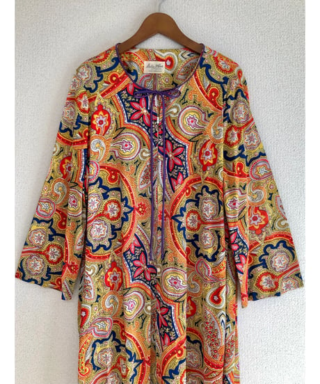 70s paisley dress