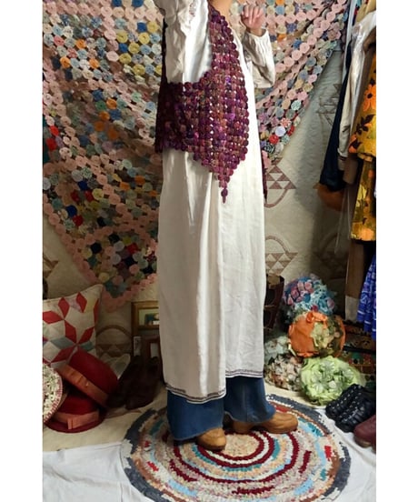 yo-yo quilt vest