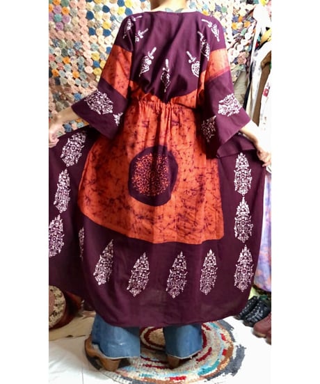india batik dress