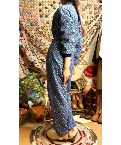 70s quilting jump suit