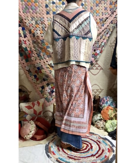 patchwork quilt vest