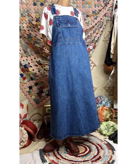 denim salopette