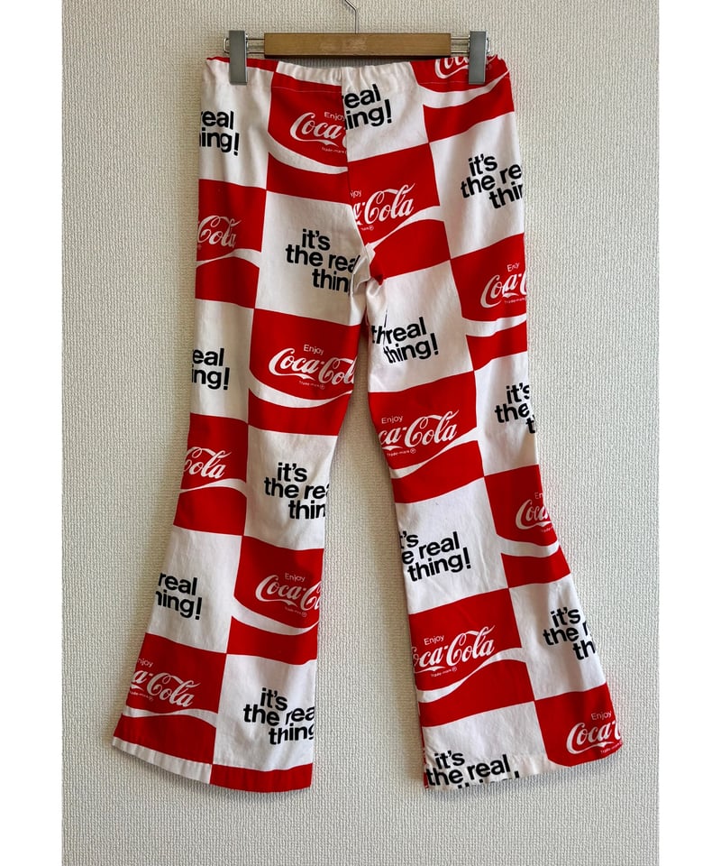 パンツ 70scoca-cola print cotton pants 70s coca-cola print cotton pants | Quilt