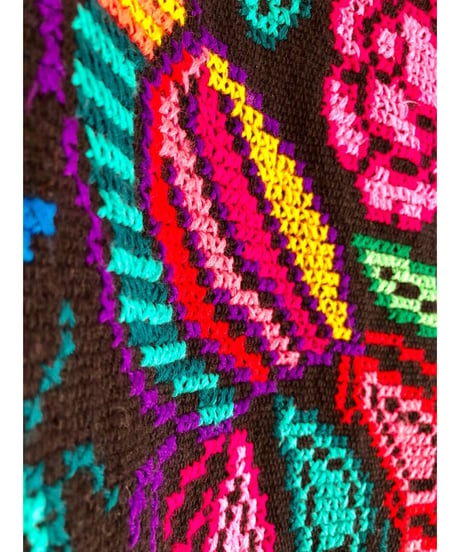 mexican peacock poncho