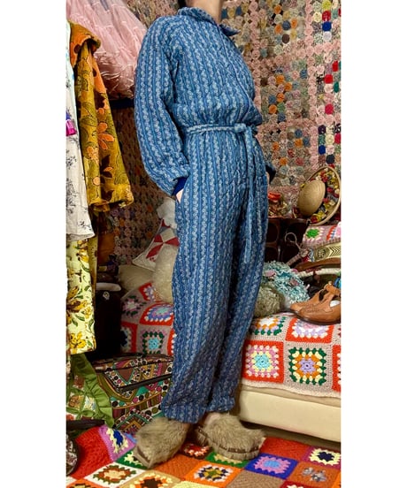 80s quilted jumpsuits