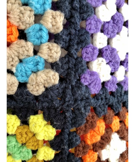 granny square one-piece black