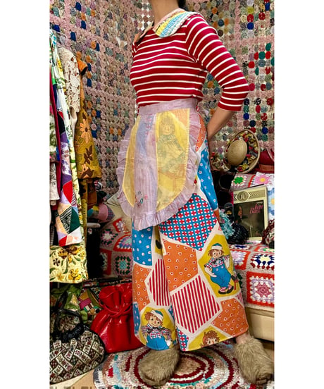 Raggedy Ann & Andy wide leg pants（A）