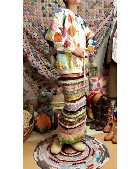 70-80s patchwork jacket