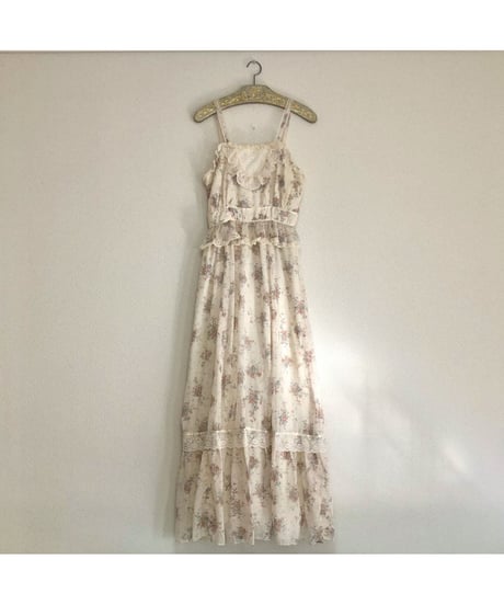 70's candi jones maxi one-piece