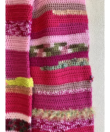 colorful hand knit pants