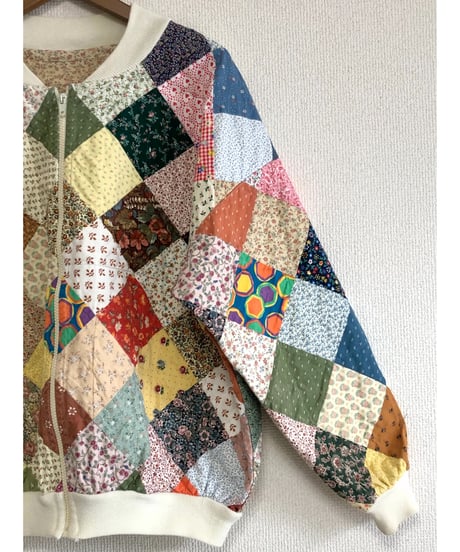 70-80s patchwork jacket