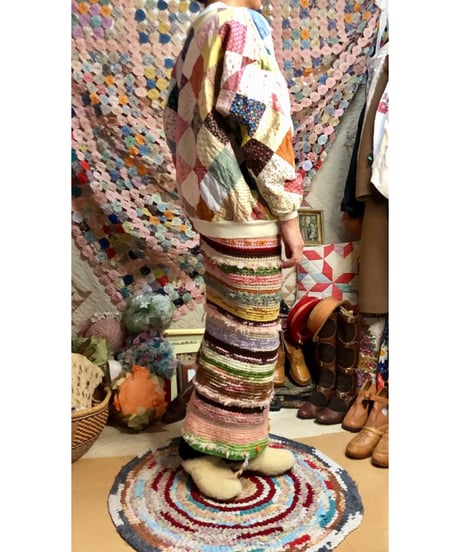 70-80s patchwork jacket