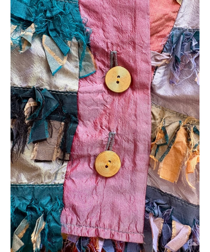 paula sweet silk fringe jacket | Quilt