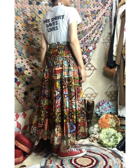PHOOL indian cotton skirt