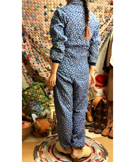 70s quilting jump suit