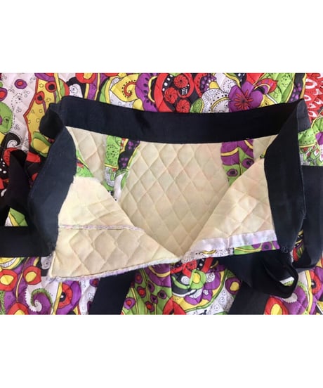 60's psychedelic quilting skirt