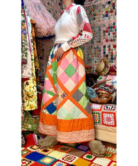 70s patchwork quilt wide leg pants