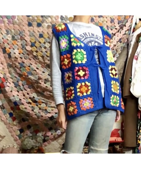granny square vest