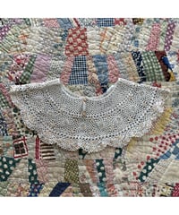 cotton crochet collar