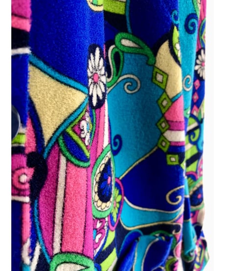 60-70's psychedelic shirt jacket