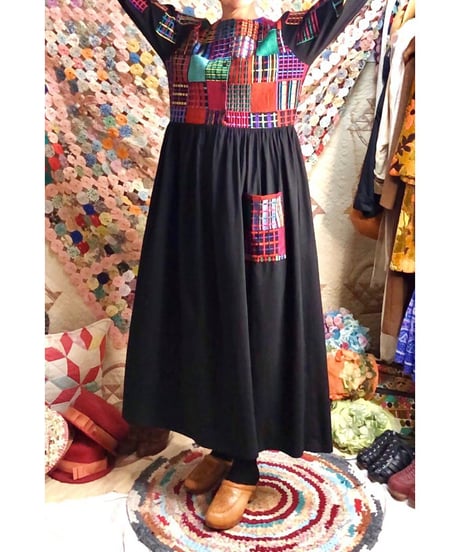 embroidered easy dress