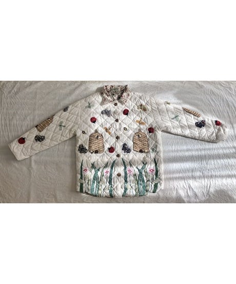 w.face patchwork quilting jacket