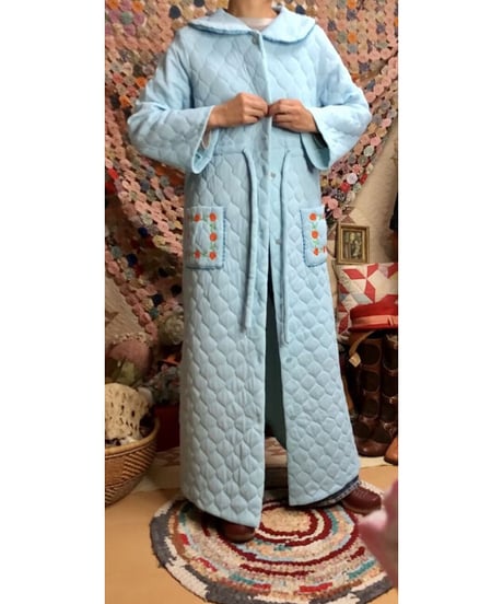 60s quilting robe（NOS）