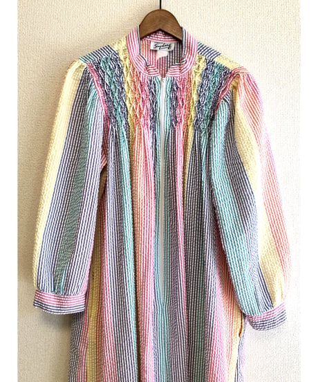 pinstripe easy dress