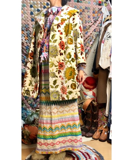 60s tapestry coat