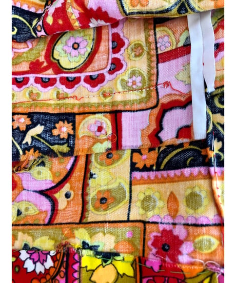60's psychedelic flower dress